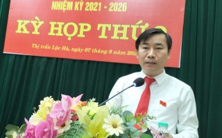 HỘI ĐỒNG NHÂN DÂN THỊ TRẤN LỘC HÀ KHÓA I NHIỆM KỲ 2021 - 2026 TỔ CHỨC KỲ HỌP THỨ 10 (KỲ HỌP CHUYÊN ĐỀ)