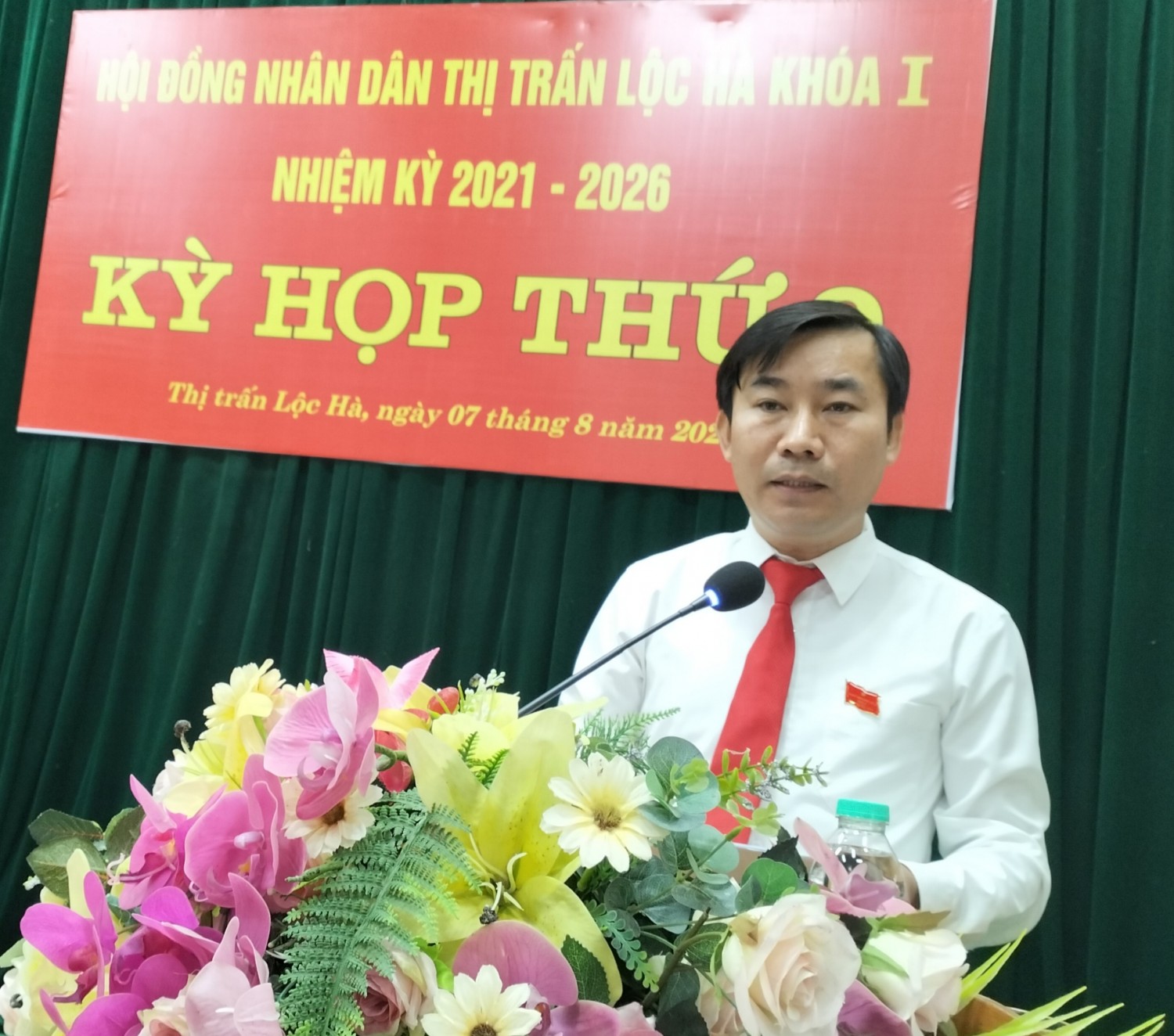 HỘI ĐỒNG NHÂN DÂN THỊ TRẤN LỘC HÀ KHÓA I NHIỆM KỲ 2021 - 2026 TỔ CHỨC KỲ HỌP THỨ 10 (KỲ HỌP CHUYÊN ĐỀ)